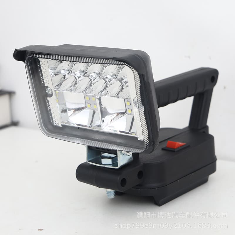 Work light, electric wrench, repair light, outdoor fishing portable lighting, headlight, universal tool, battery rechargeable function