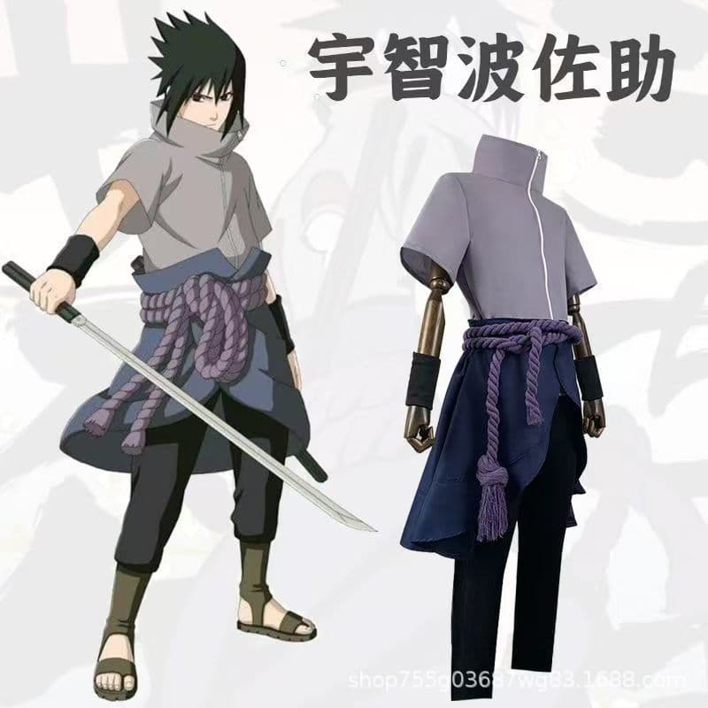 Naruto Uchiha Sasuke Cosplay Costume Uchiha Sasuke Cosplay Halloween Anime Performance Costume
