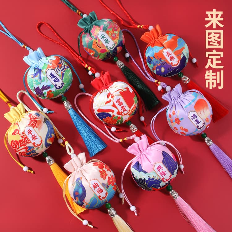 2024 New Dragon Boat Festival Sachets, Empty Pouches, Lucky Charm Mini Hangings, Cloth Bags, and Hanfu Style Accessories