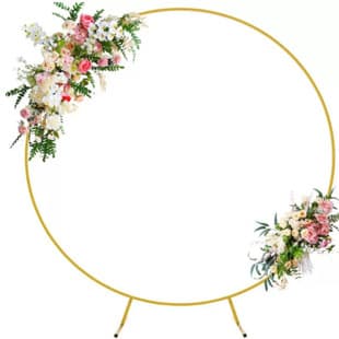 Amazon Cross-border Trade Wrought Iron Round Balloon Arch Wedding Supplies Props Background Decoration Stand Frame