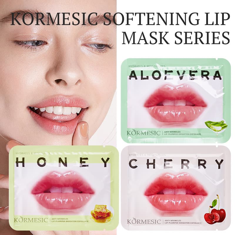 KORMESIC All-English Lip Mask for Lip Care, Labial Membrane for Foreign Trade and Cross-border Wholesale