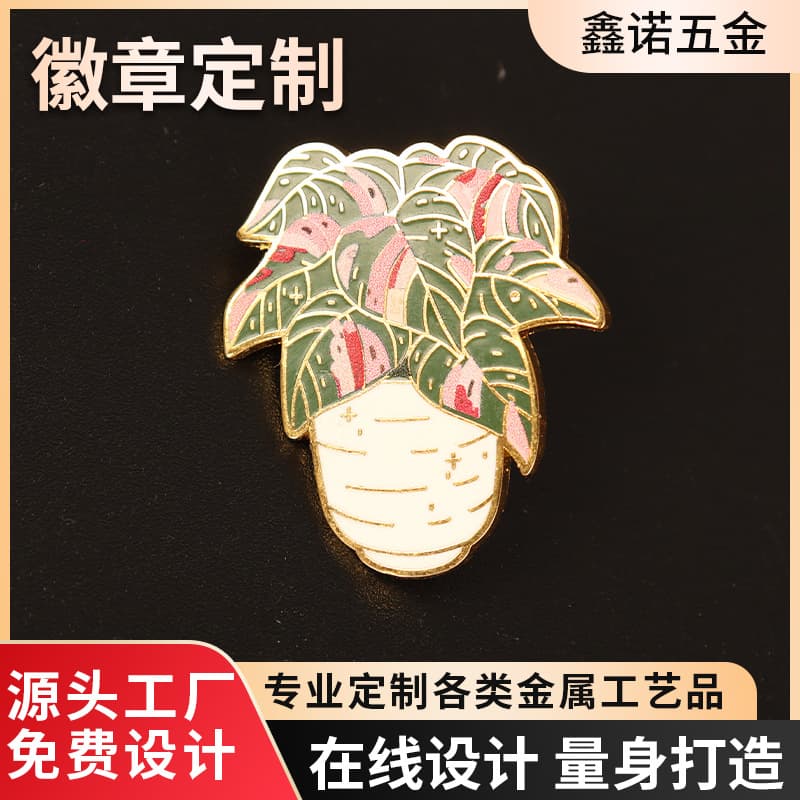 Custom Cartoon Metal Badge with Logo Anime Enamel Brooch Pin School Badge Corporate Emblem Manufacturing