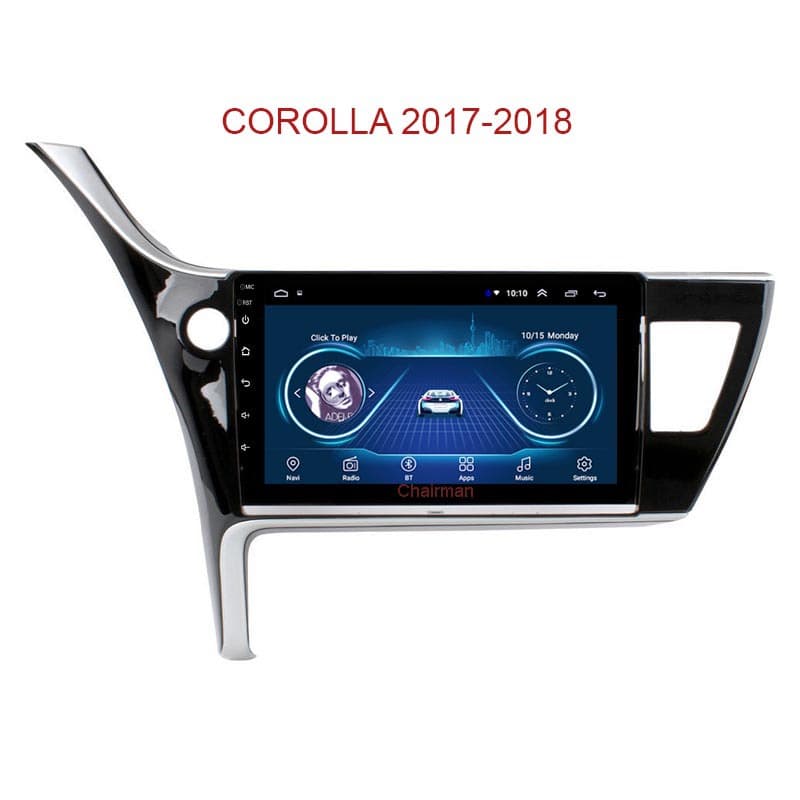 Android Large Screen GPS Reverse Camera Car Navigation for 2017 Toyota Corolla