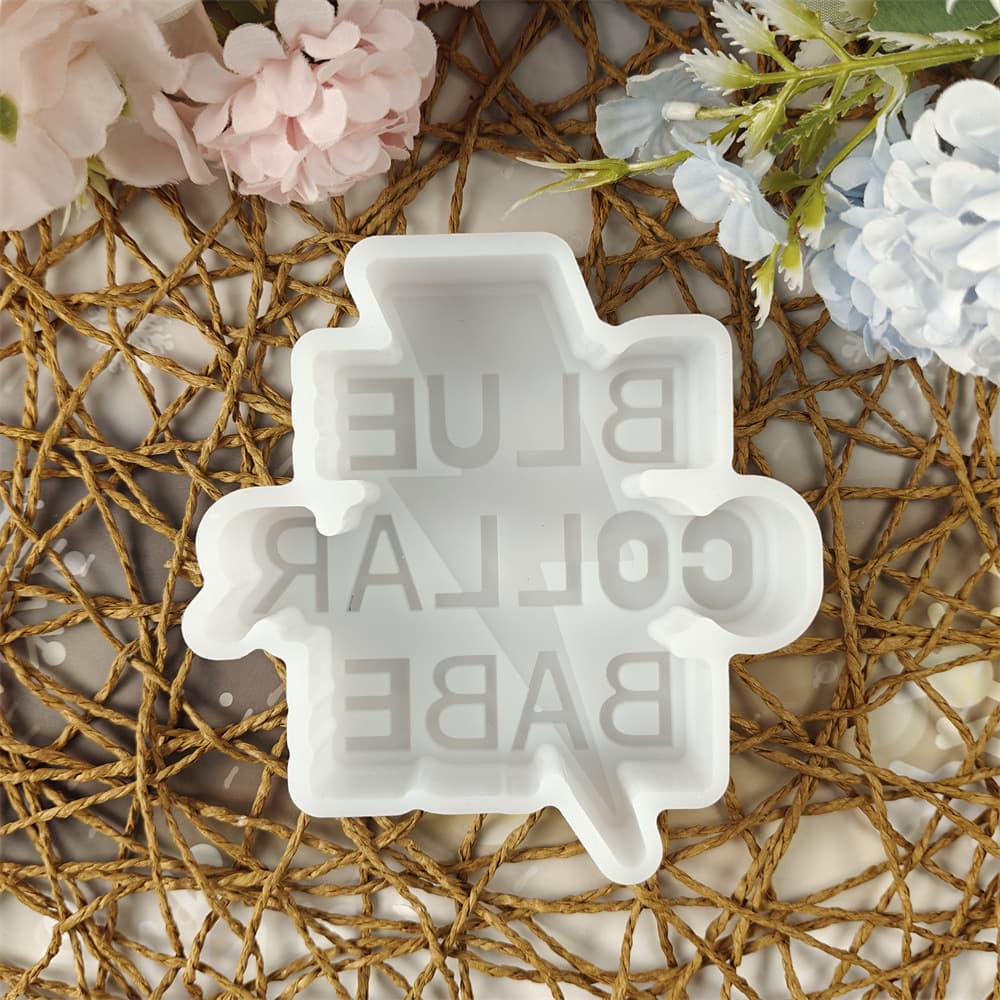 Z0146 Blue Collar Baby Aroma Mold Crystal Epoxy Silicone Mold DIY Decoration Silicone Mold