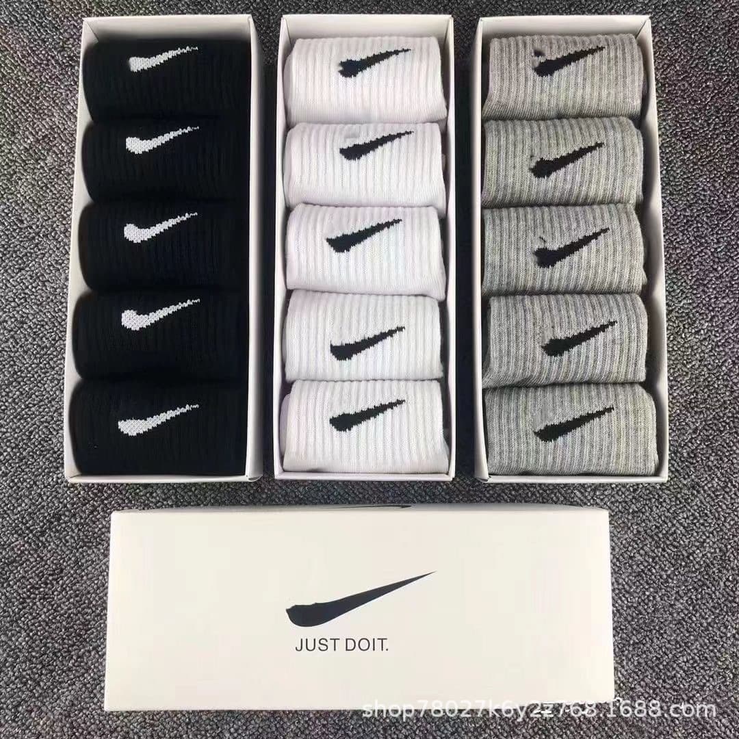 NK Boxed Suwan Next Socks Hook Men and Women Long Tube Mid Tube Short Tube Cotton Sports Socks Casual Socks