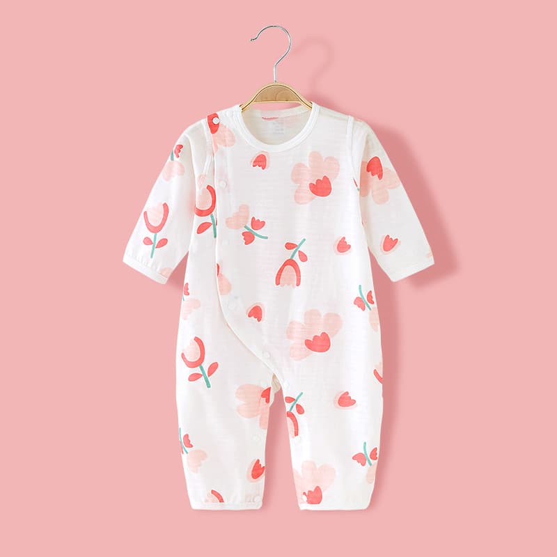 Baby Romper Summer Thin Newborn Cotton Sleepwear Bamboo Fiber