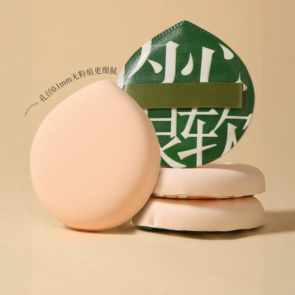 Marshmallow Powder Puff Teardrop Shape Wet and Dry Dual-Use Beauty Blender for Foundation and Loose Powder Large Air Cushion Puff