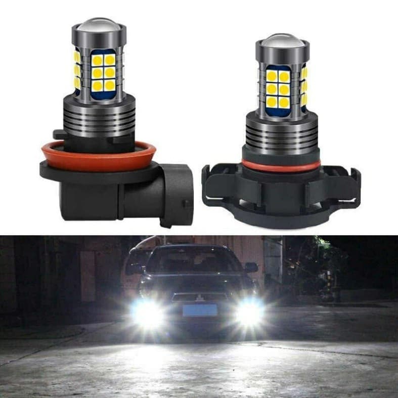 Cross-border foreign trade car LED fog light bulb H11/H8 9006 H16 H7 3030 27SMD 12V24V