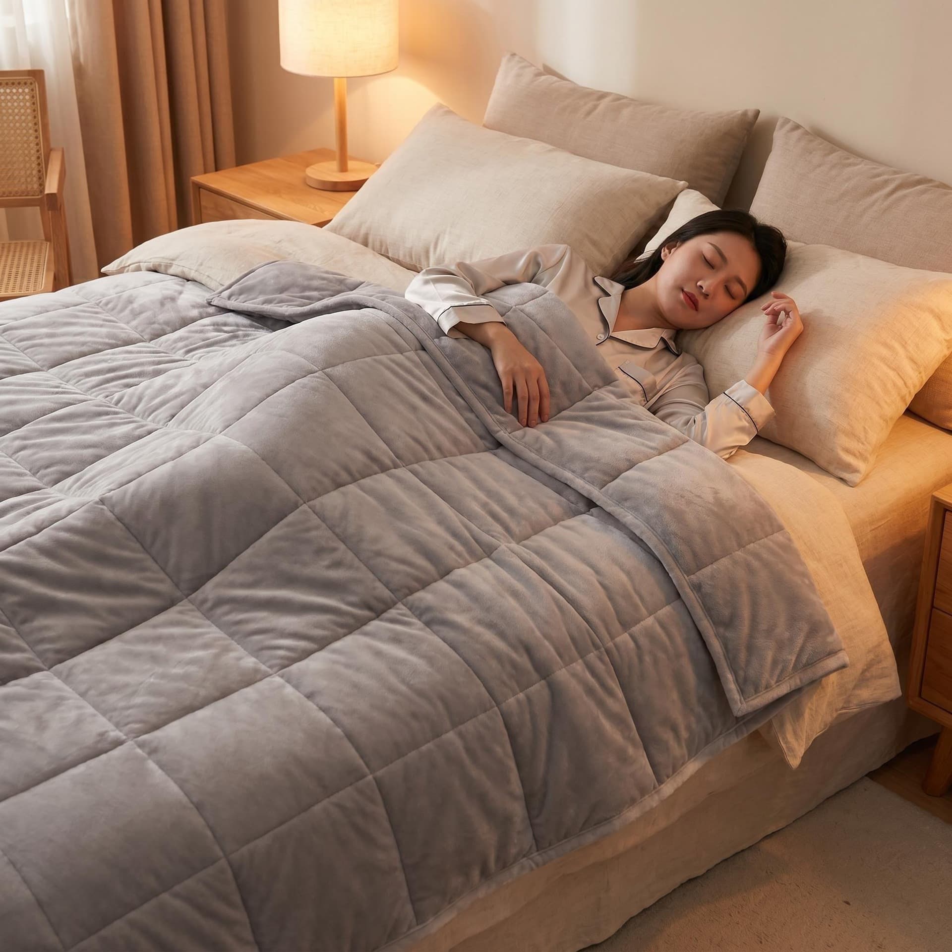 Comfortable Spring Autumn Gravity Quilt Crystal Fleece Pressed Bubble Cooling Summer Air Conditioner Bedding Cotton Mattress