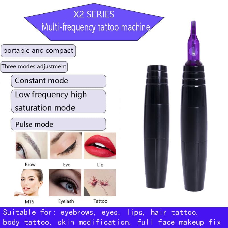 Cross-Border Hot Selling Tattoo Pen Fine Pen Tattoo Pen Motor Machine Line Tattoo Pen Tattoo All-in-One Machine