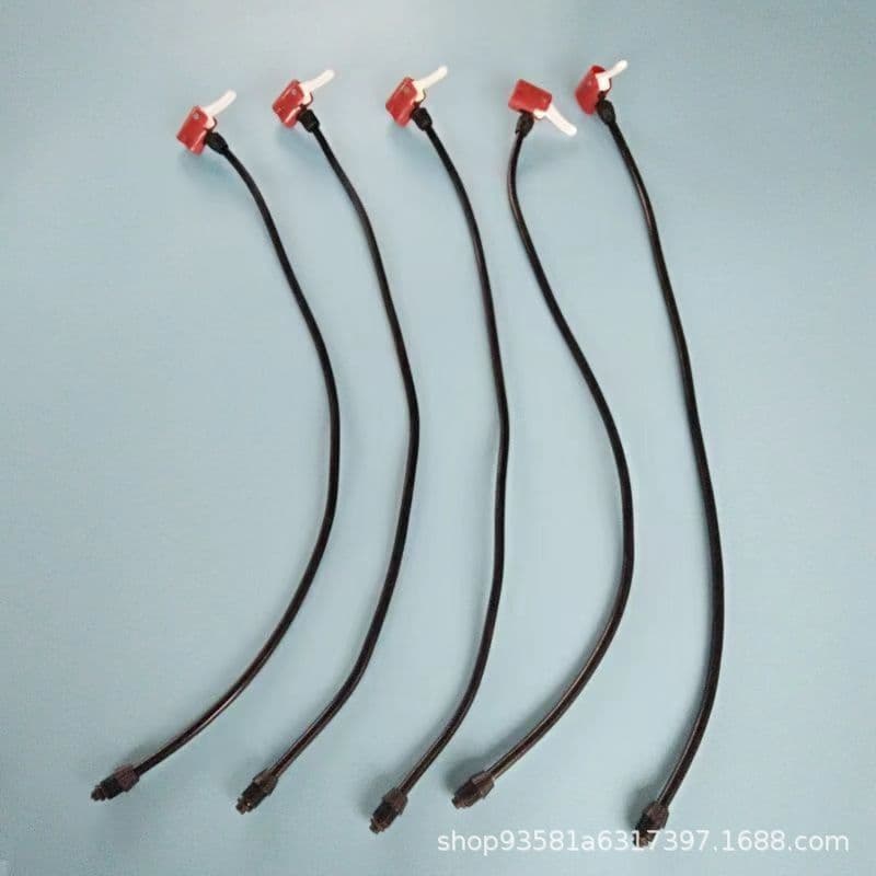 Pump air hose, 65cm high-pressure pump hose, air line with nozzle