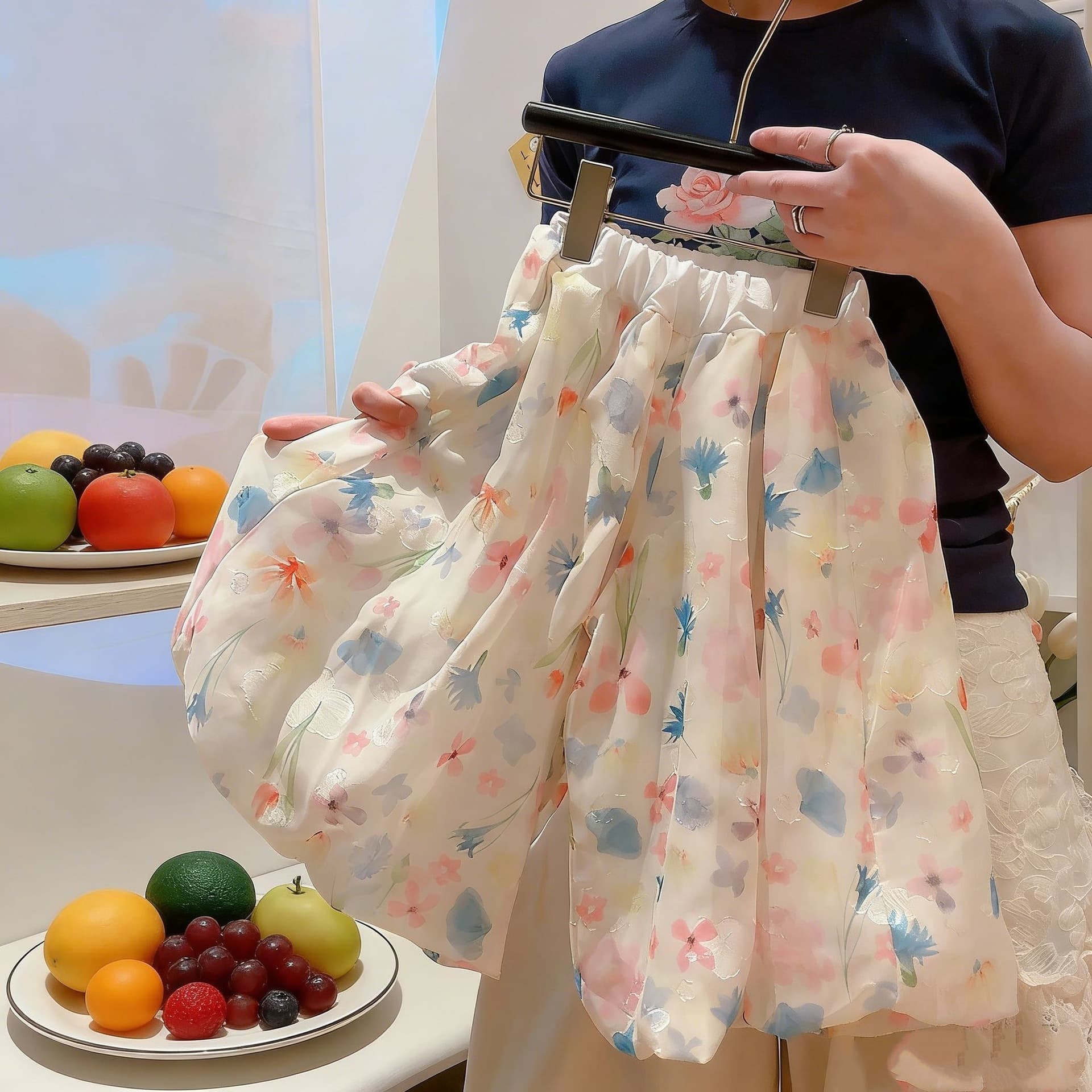 Girls spring and summer new thin pants baby summer anti-mosquito pants bud pants girls casual pants breathable and cool