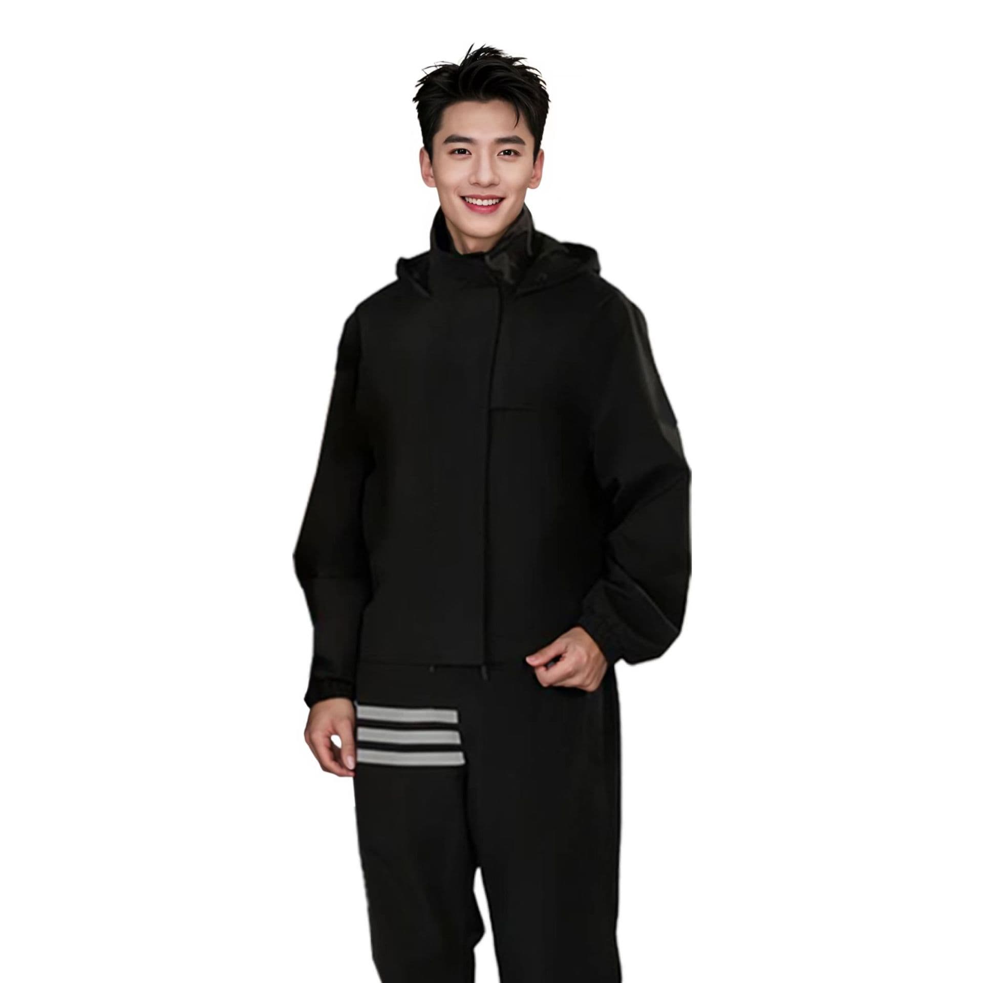 Cross-Border Motorcycle One-Piece Full Body Rain Suit for Single Rider, Men and Women, Outdoor Thickened Heavy Rain Poncho