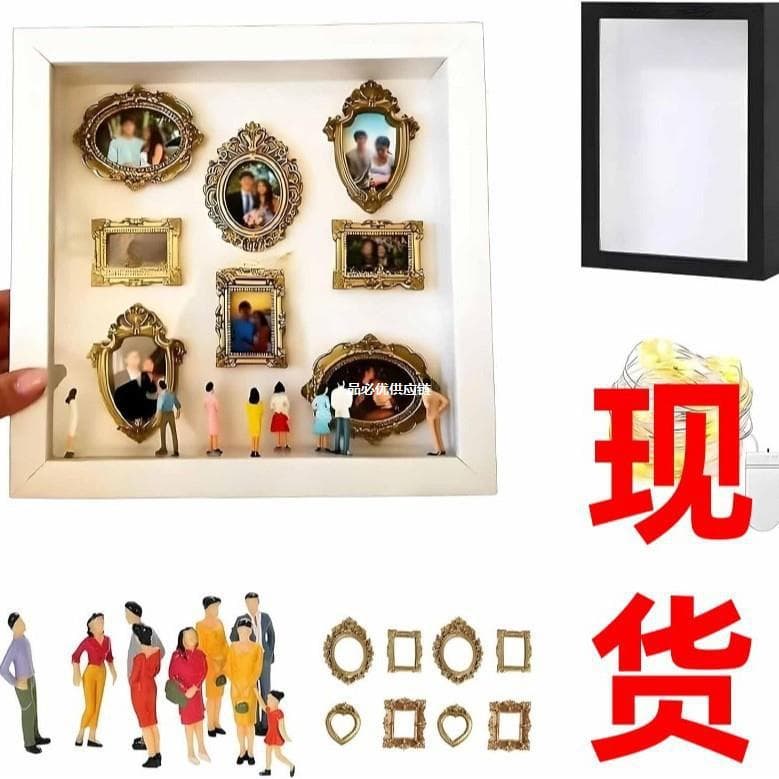 Creative new DIY Mini Museum Silhouette Box mini museum silhouette box ornaments