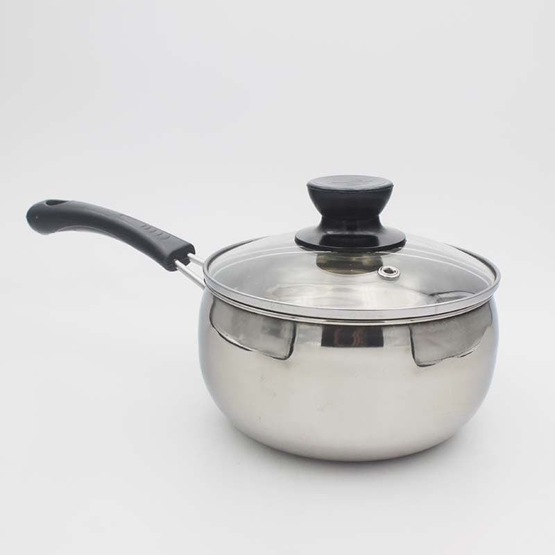 Baby baby food supplement stainless steel small milk pot cooking noodles instant noodles hot milk milk household cooking milk soup pot spot wholesale