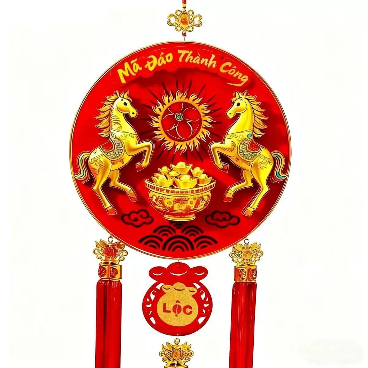 Vietnam Spring Festival Pendant New Fu Character Living Room Decoration Wholesale 2026