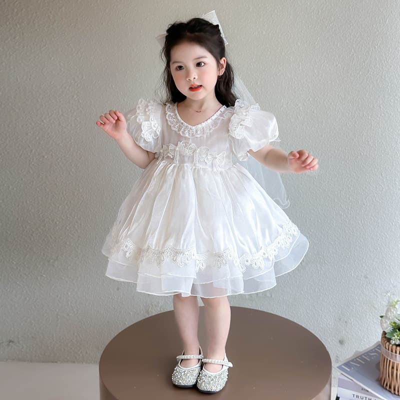 Girls' Summer Dress 2026 New Style Children's Fashionable Baby Lolita Lightweight Princess Dress for Birthday