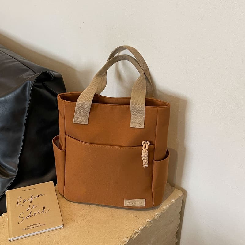 Casual Shoulder Bag for Women Large Capacity Crossbody Bag Japanese Style Canvas Bag Student Class Handbag Women Versatile Underarm Bag