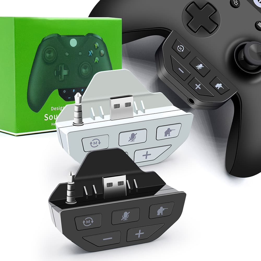 In Stock Xbox One Headset Adapter XBOXONE Stereo Headset Converter Headset Adapter