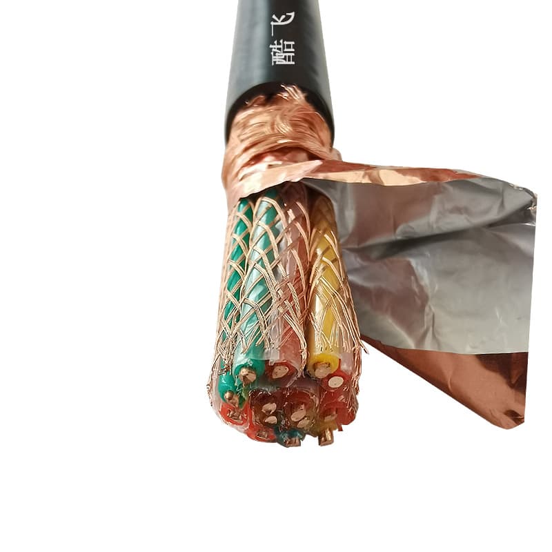 Computer cable DJFVP fully fluorinated high-temperature resistant wire braided shielding djypv/djf46pf46p/KFFP