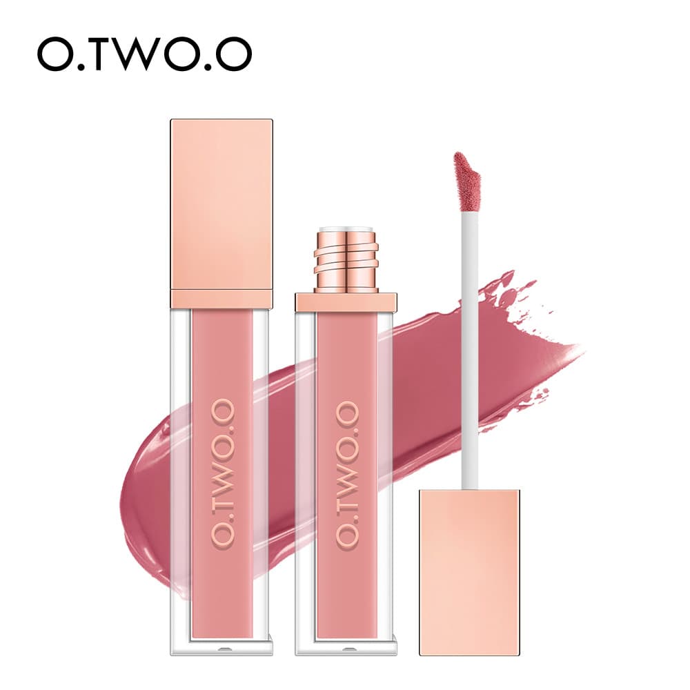 O.TWO.O high-energy thick mist matte lip glaze, non-fading velvet lipstick, affordable lip glaze for students 1017