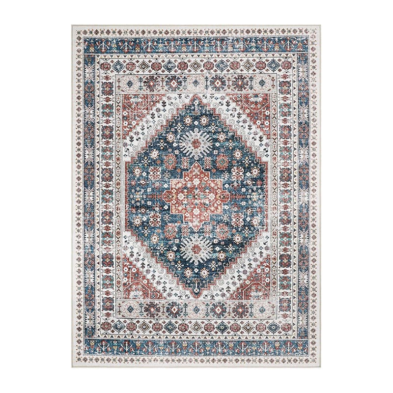 Cross-border Persian imitation cashmere living room carpet, bedroom stain-resistant bedside blanket, Amazon dropshipping bohemian coffee table blanket