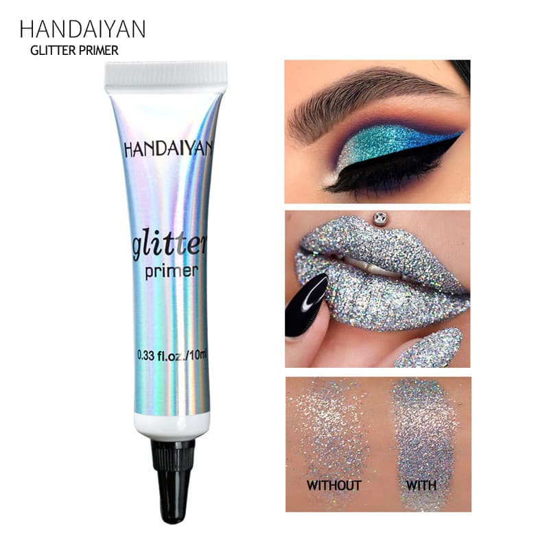 Cross-border makeup pre-isolation HANDAIYAN multi-functional glitter eye shadow primer for lips, eyes and face