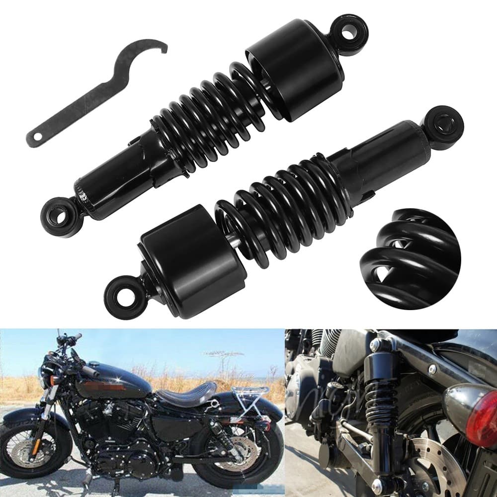 Harley Modified 279mm Short Shock Absorbers for Sportster Iron X48 XL883 1200T Low-Profile Rear Suspension