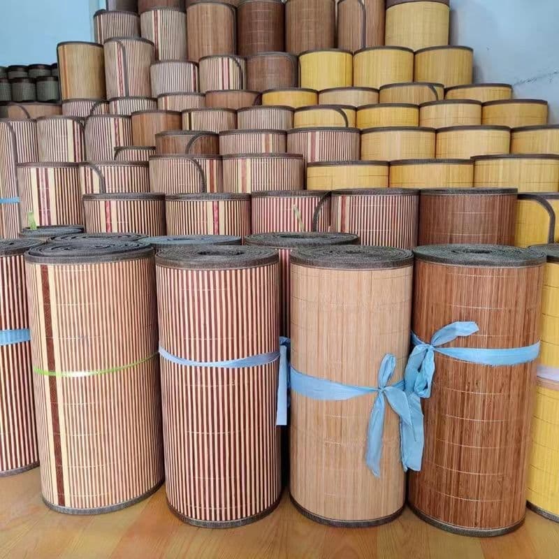 Summer Bamboo Mat Student Dormitory 0.9m Double-Sided Single Cool Mat Foldable Home Use Vine Mat 0.5m Children's Mat Sofa Mat