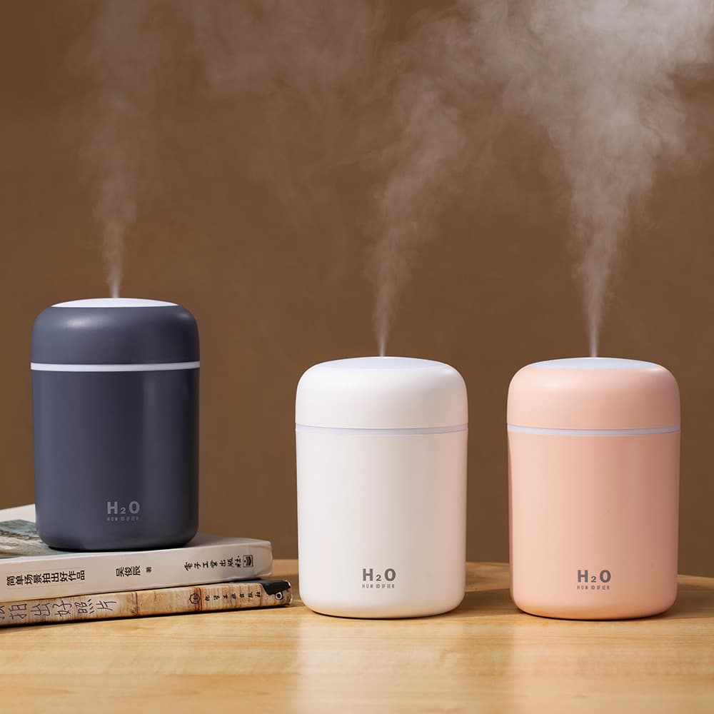 Cross-border creative colorful cup air humidifier desktop home car humidifier USB printed logo ready stock