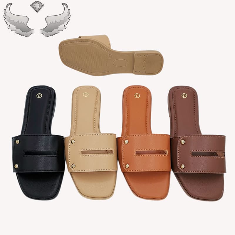 Factory Direct Selling Slippers Flat Sandals Women's Fashion Hollow Design Slippers