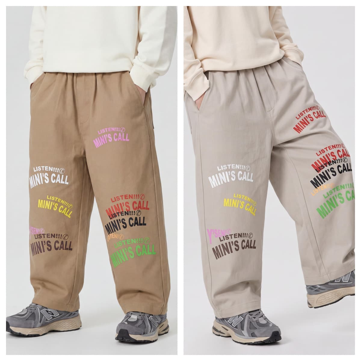 Children's Casual Pants Spring Autumn New Boys' Loose Fit Wide Leg Pants Baby Toddler Trendy Pants Cross-Border