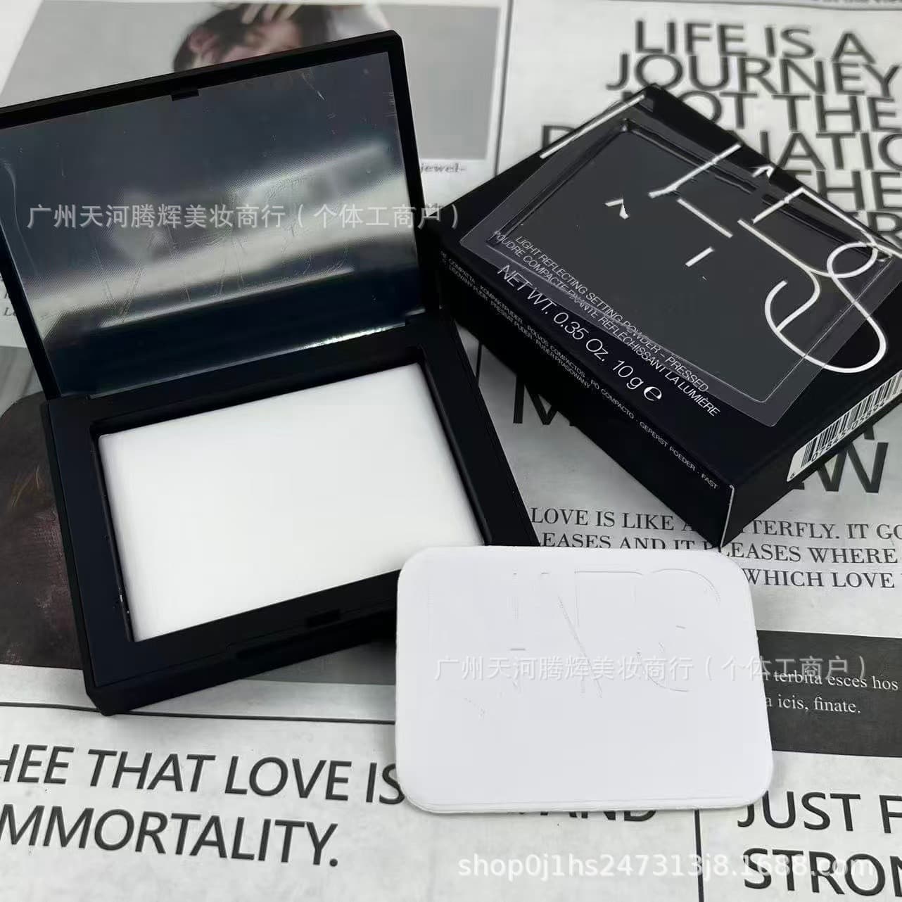 New Cross-Border NA Na S White Compact Powder 10g Skin Tone Powder Foundation Oil Control Brightening Fine Texture