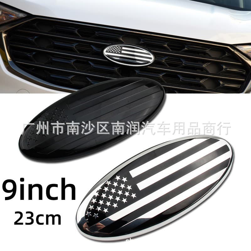 Ford F150 Raptor Explorer Front Grille Badge Emblem Flag Cover Car Sticker
