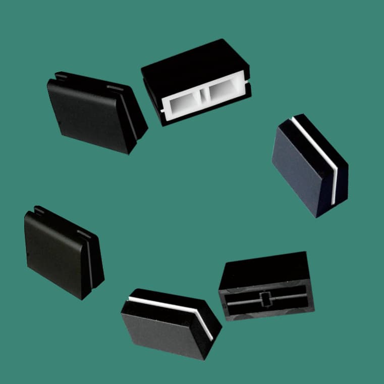 Straight Slide Potentiometer Knob Cap, Mixer Fader Cap, Plastic Slide Key Cap, Fader Knob for Mixing Console