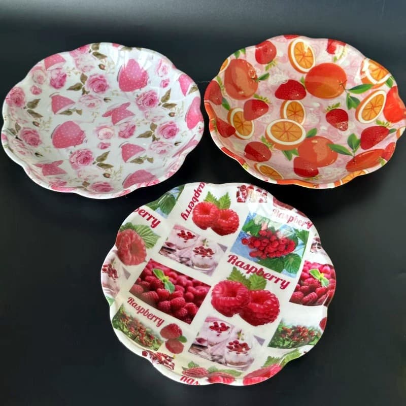 Colorful Fruit Plate Fruit Snack Plate $1 Store Wholesale Source