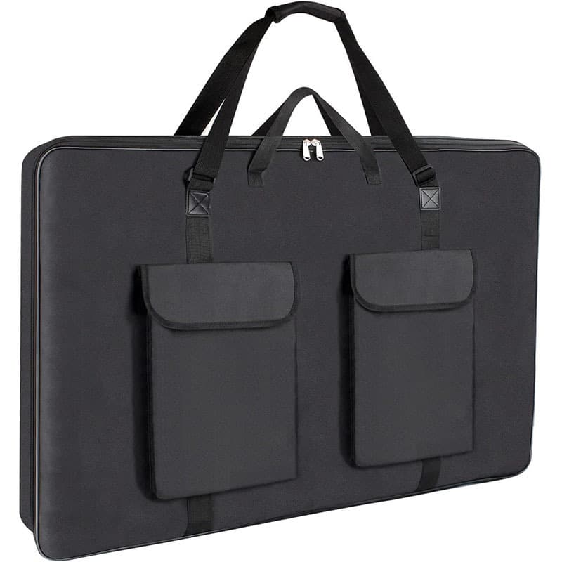 Factory Drawing Board Carry Bag with Handles, Portable Sketching Tool Case for Outdoor Easel Storage