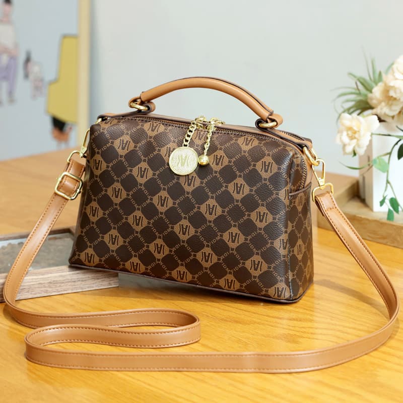 Women's Crossbody Bag Versatile 2025 New Fashion Handbag Printed Simple Shoulder Bag Pillow Bag Cross-border