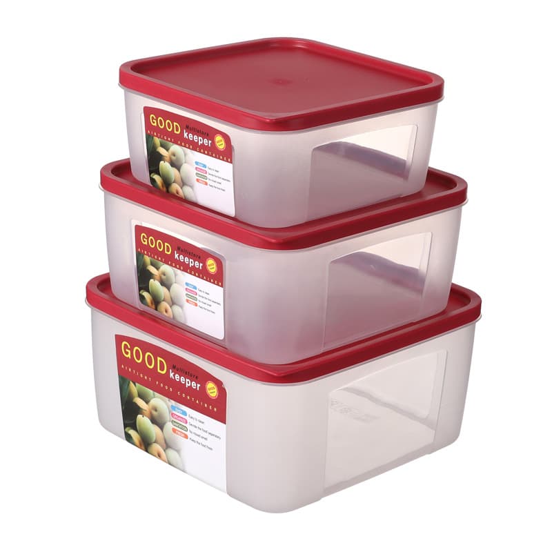 PP Food-Grade Square Refrigerator Storage Box Food Fruit and Vegetable Storage Container Kitchen Fridge Crisper Freezer Microwave Safe