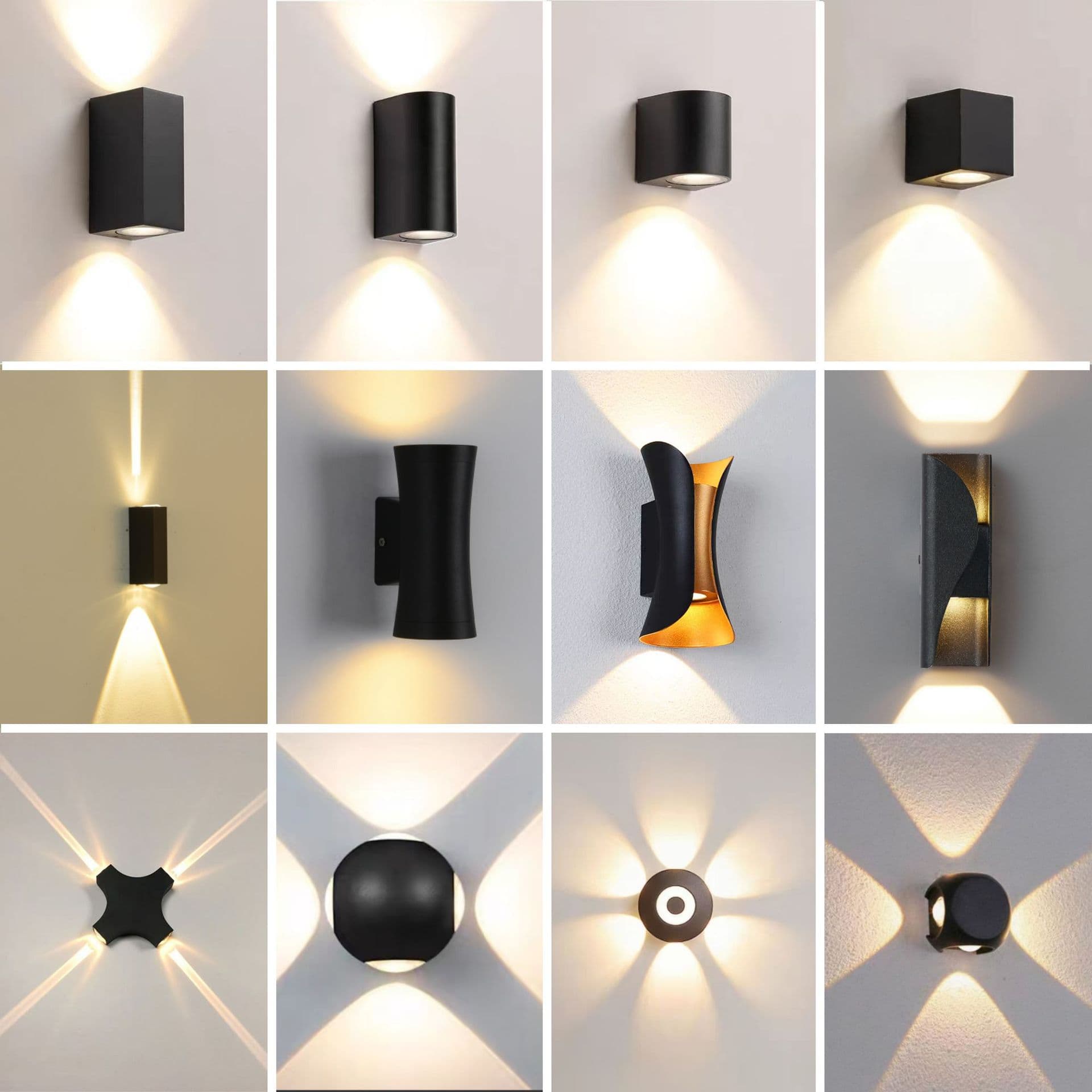 Modern Waterproof Outdoor LED Wall Light for Hotel/Villa Corridor, Staircase, or Accent Lighting