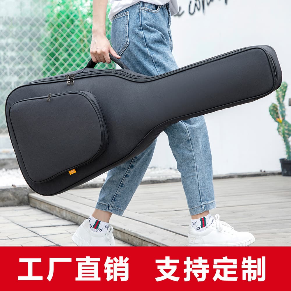 Factory Wholesale Thick Guitar Bag for 41 Inch Folk/39 Inch Classical, 36/38/42 Inch Case with Custom Logo