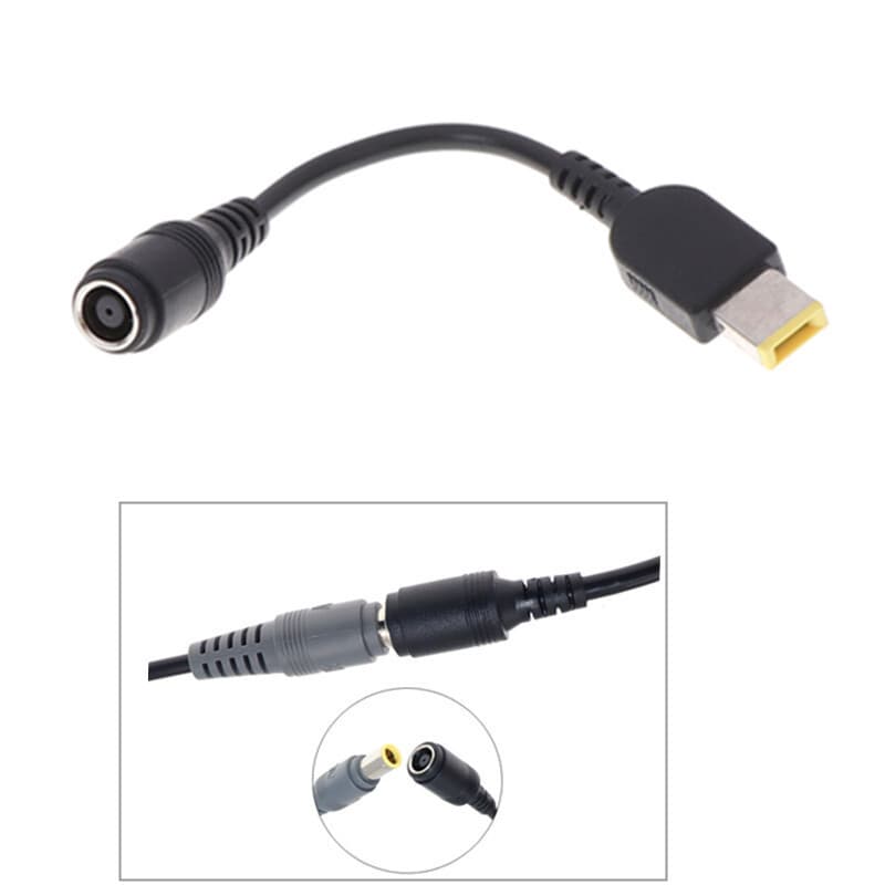Compatible with Lenovo ThinkPad X240 G405 Power Adapter Cable DC 7.9 Round to Square Connector