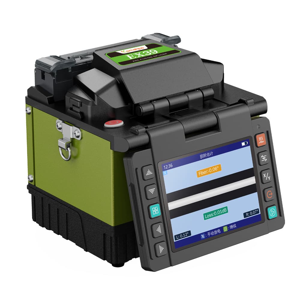 Factory Direct Handheld Economical Four-Motor Fiber Optic Fusion Splicer FTTx Fiber Fusion Splicer Tool-Free Electrode Replacement
