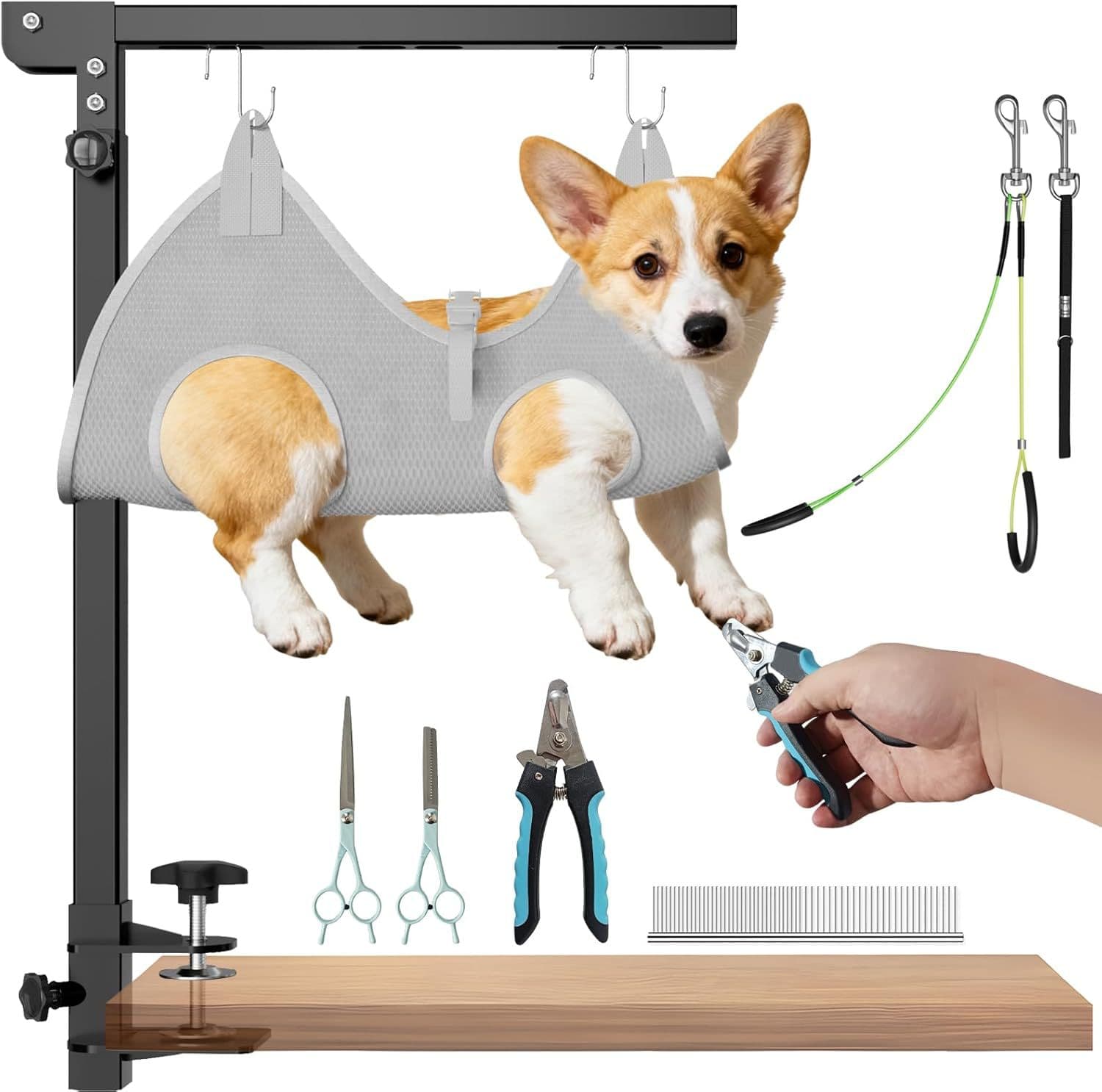 Amazon Pet Grooming Rack Cat and Dog Shearing Rack Home Cross-border Pet Shearing Rack Grooming Station