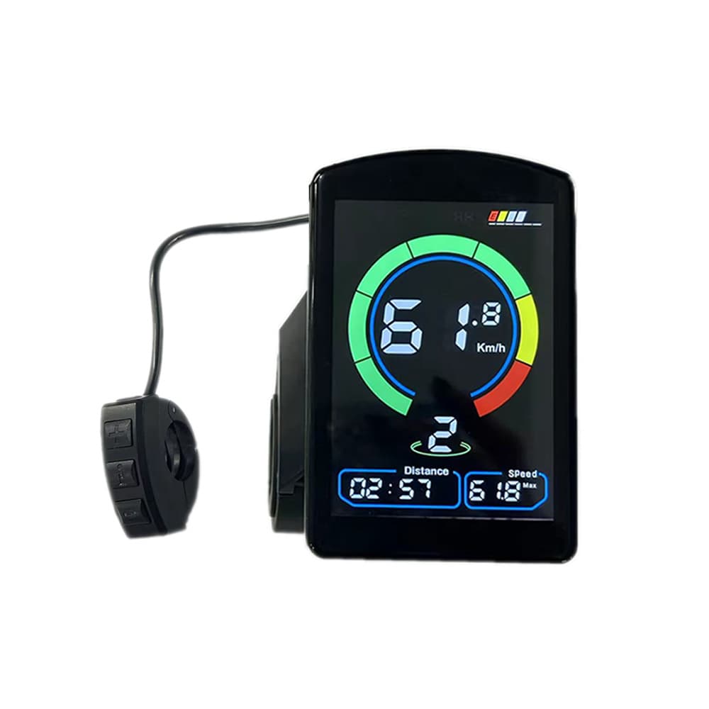 NC-81F Electric Mountain Bike Conversion LCD Display E-Bike Dashboard Speedometer