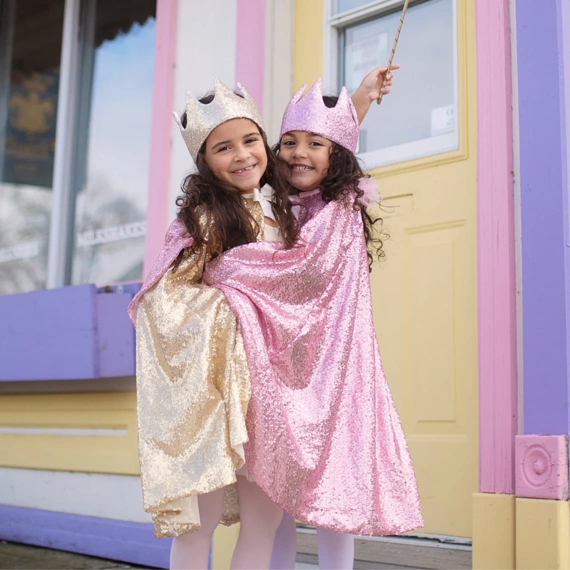 Kids Hooded Cape Girls Sequin Cape Birthday Party Cape Shawl Cross-border New Style Cape Coat