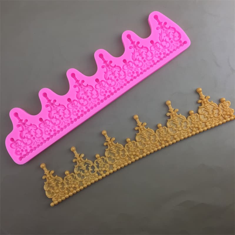 Large Crown Silicone Mold Resin Drip Cake Decoration Mold Irregular Shape Kitchen Baking Tools Gumpaste Mould Sugar Art