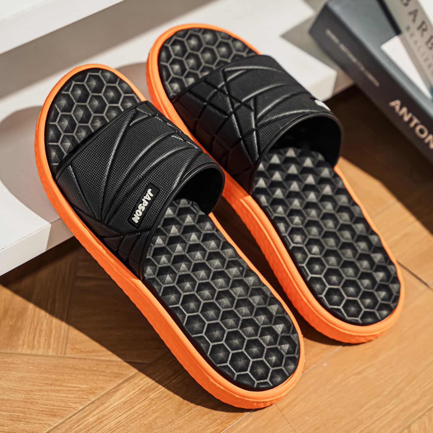 Factory Direct Large Size Massage Anti-Slip EVA Slippers Soft Sole Home Outdoor Men's Deodorant Lightweight Bathroom Sandals