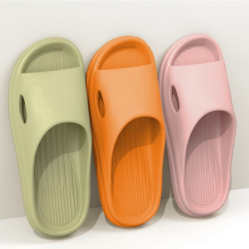 Women's Summer Indoor Home Slippers, Soft Sole Non-Slip Couple Bathroom Shower Slippers, Men's Outdoor Wear