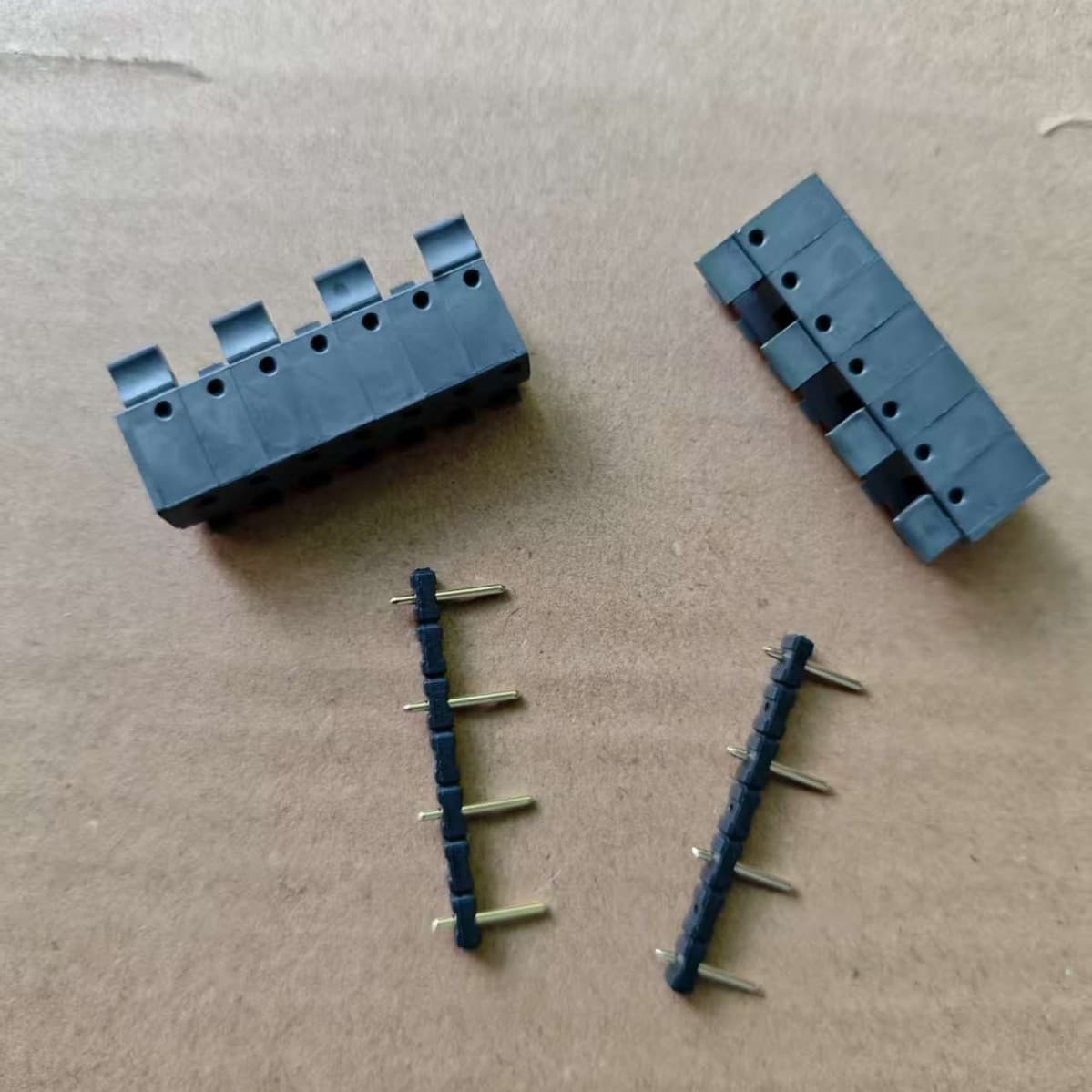 Custom Manufacturer Screwless Gold-Plated Pins JK148-500 Terminal Blocks PCB Terminal Connectors